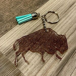 🎉🎉3x HP🎉🎉 Handmade Buffalo/Bison Keychain